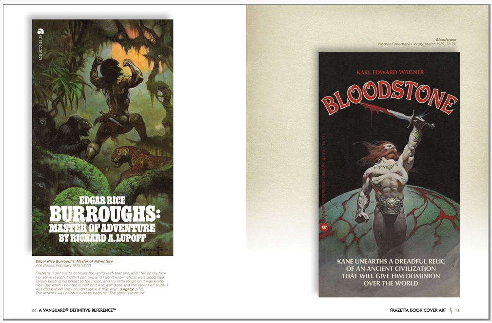 Deluxe- Frazetta Book Cover Art