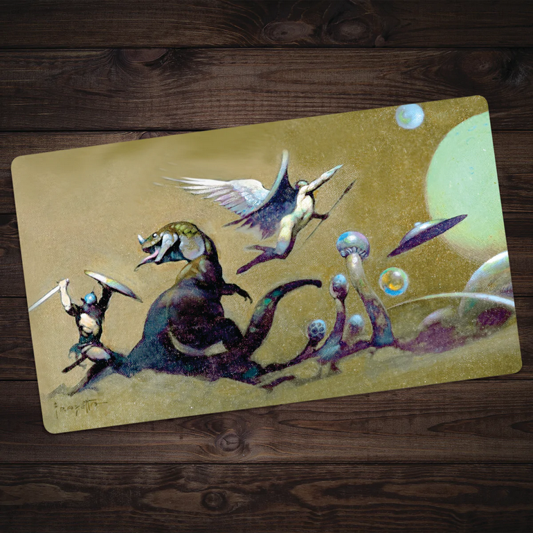 Inked Gaming Outerspace Dinosaur Playmat