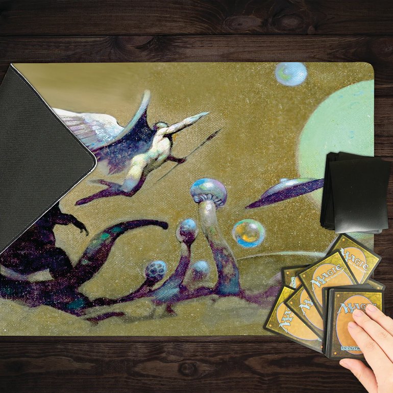 Inked Gaming Outerspace Dinosaur Playmat