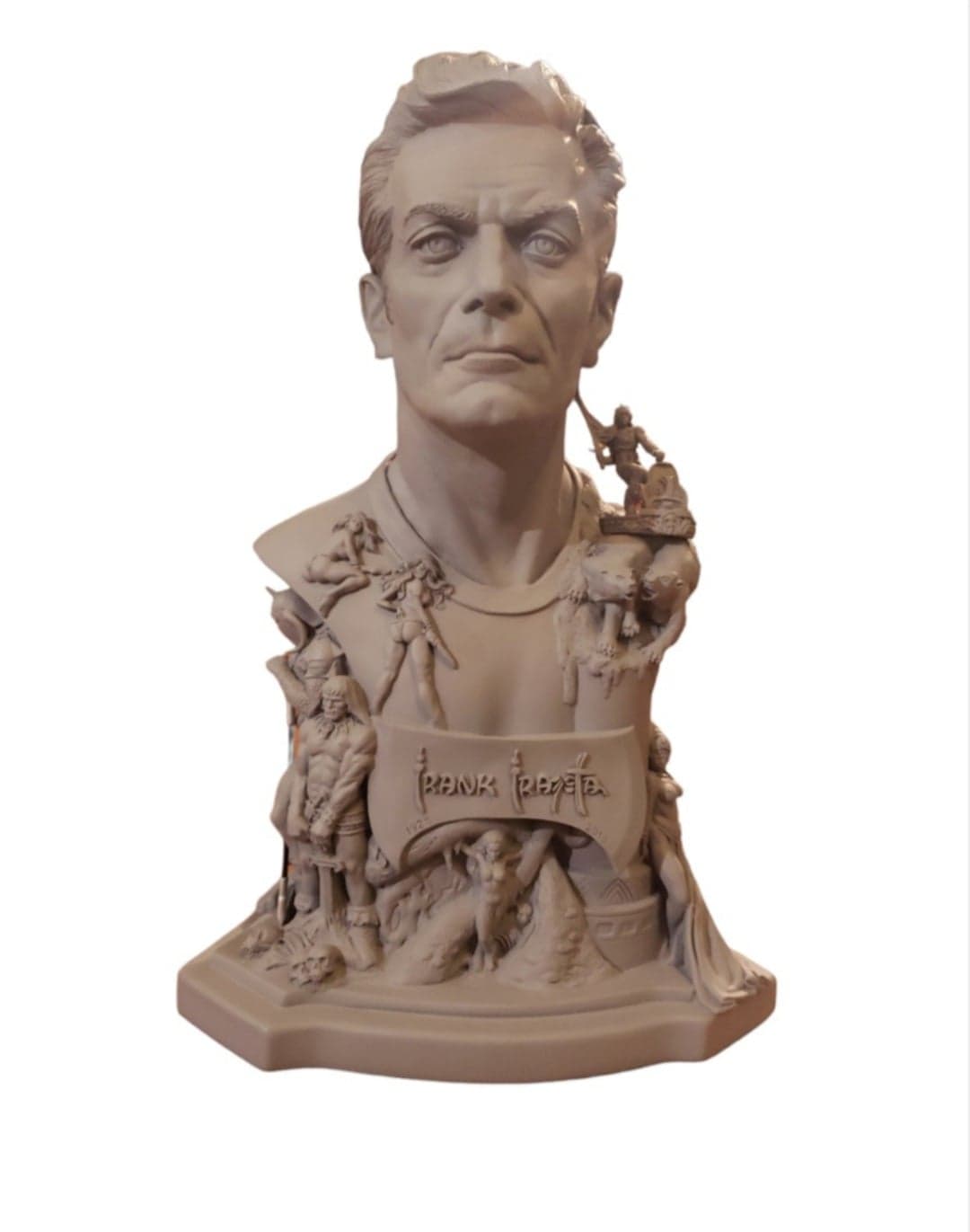 UNPAINTED Frank Frazetta Tribute Bust