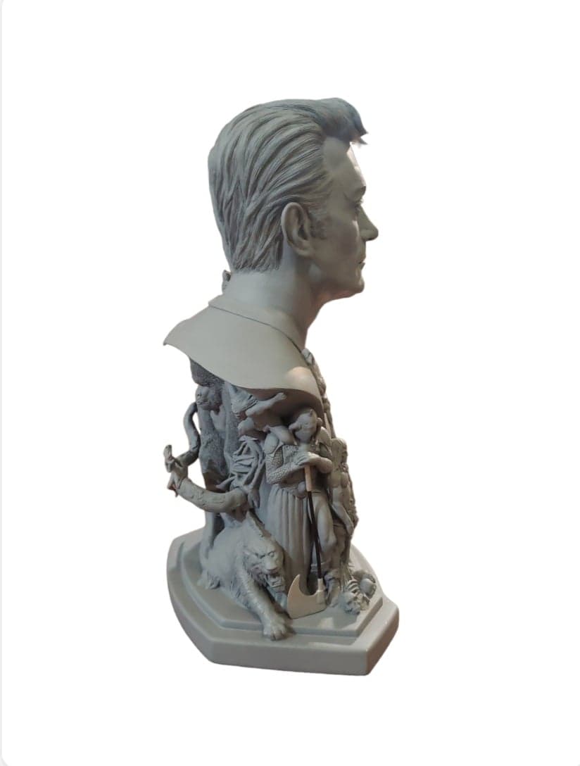 UNPAINTED Frank Frazetta Tribute Bust