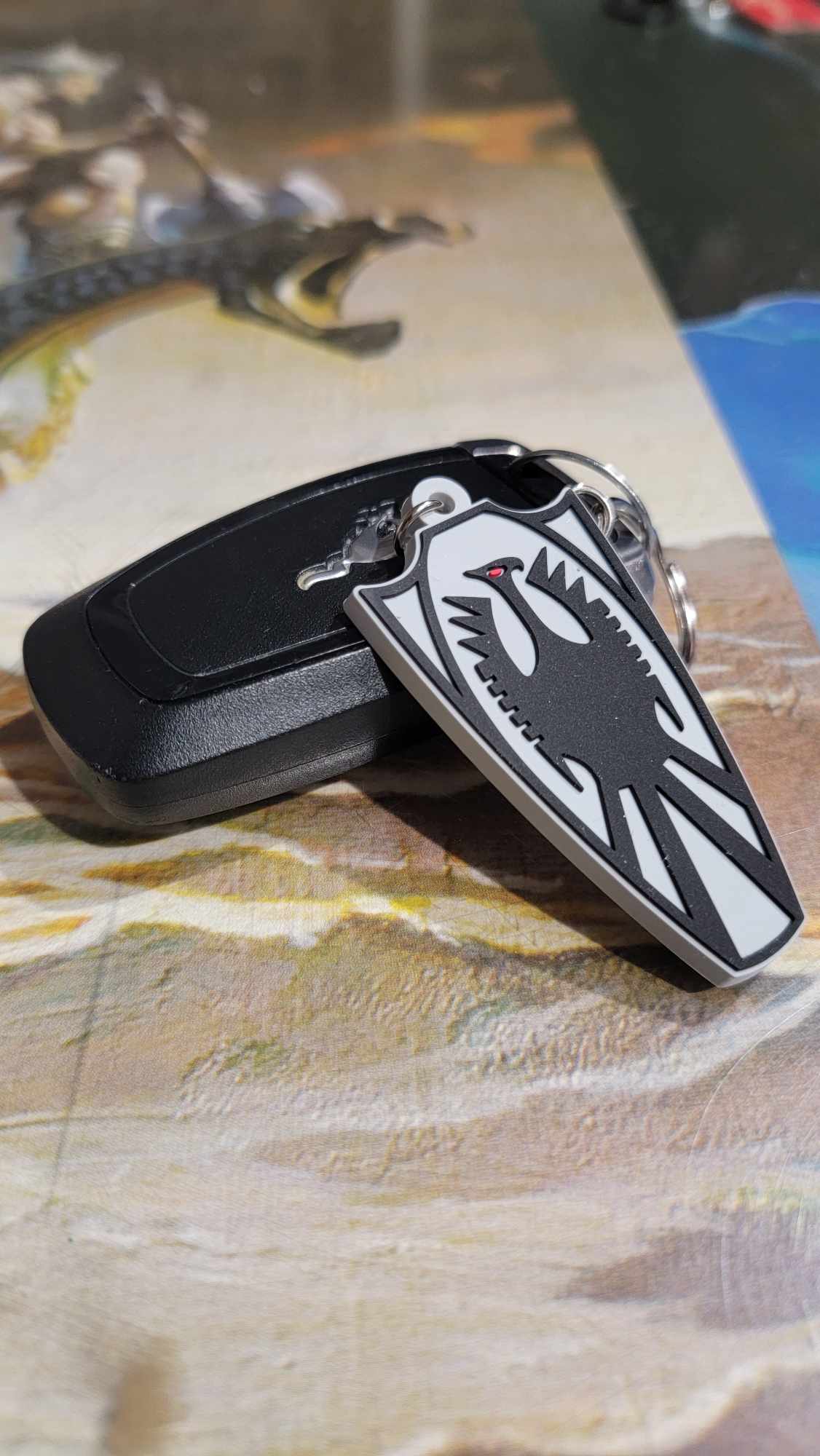 Death Dealer Shield Keychain