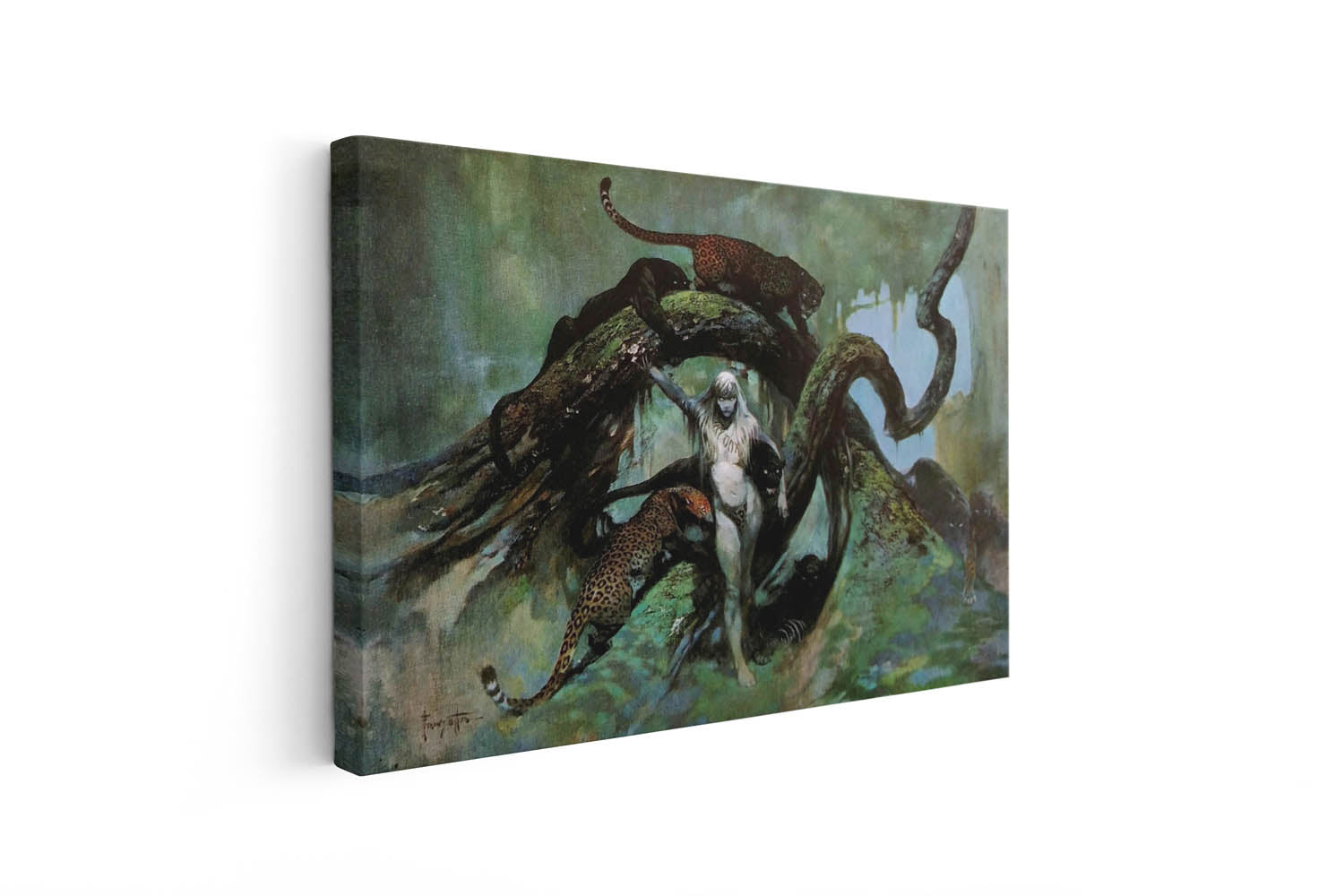 Cat Girl Original Canvas Wrap B-Stock