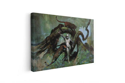 Cat Girl Original Canvas Wrap B-Stock