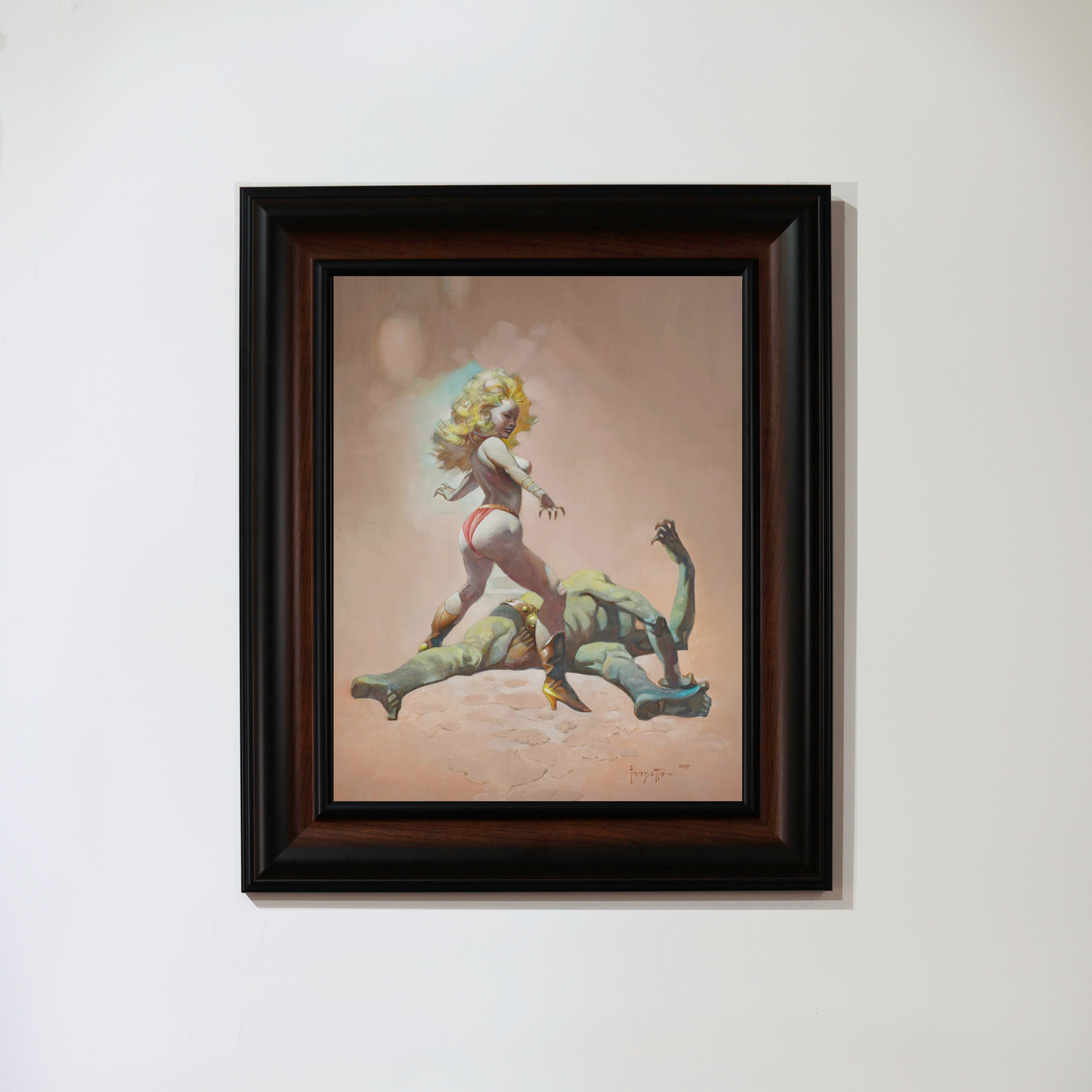 Countess and the Green Man Fine Art Print/Framed Art