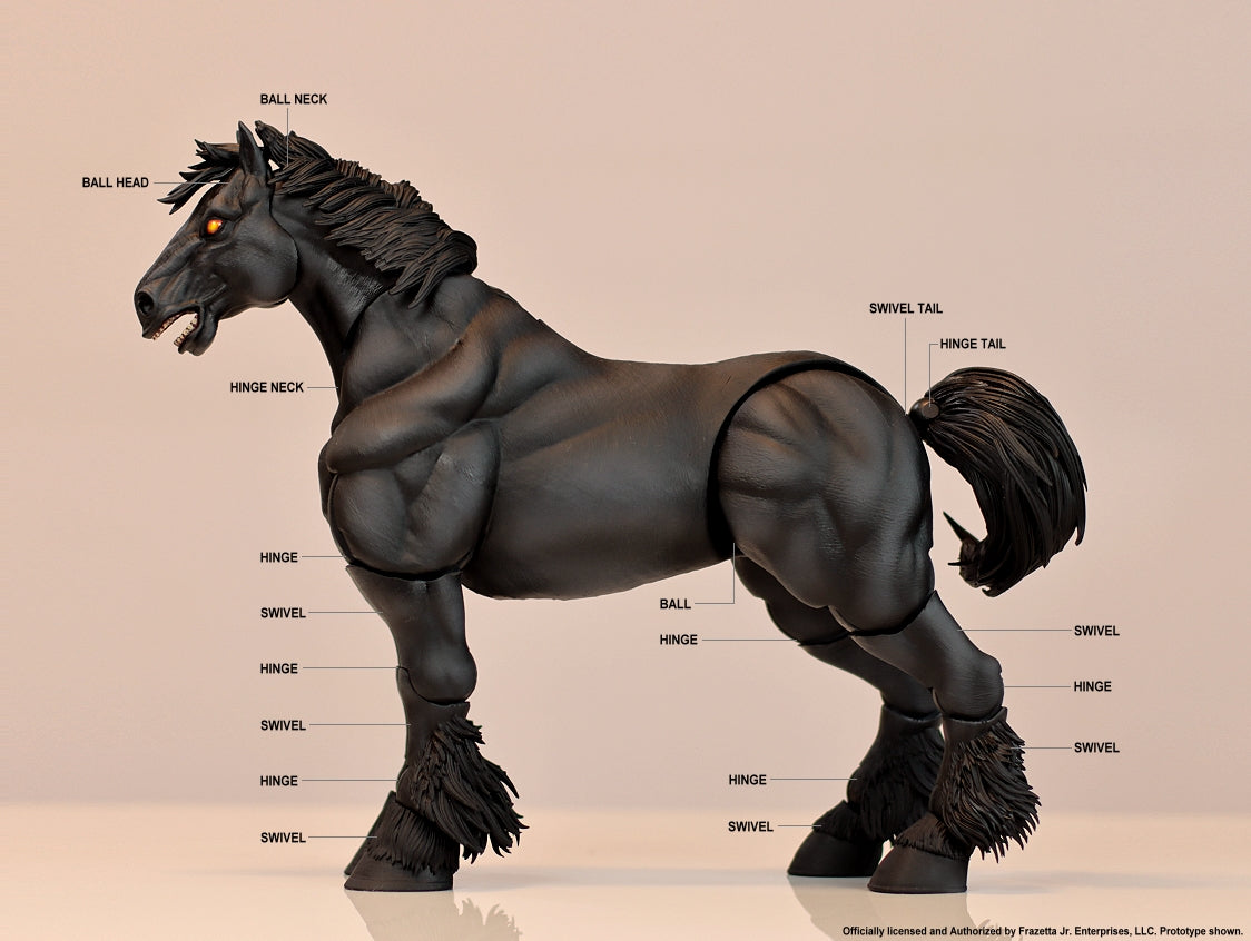 Death Dealer with Steed Action Figure – Frazetta Art Museum