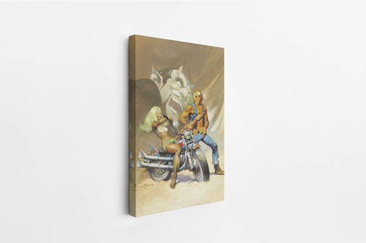 Devil Rider Mini Wrap-Around Canvas Art