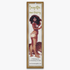 Frazetta Bookmark featuring a Frazetta Girl. The bookmark features a gold border, and the old museum address.