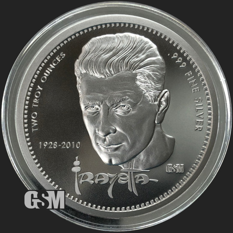 2 oz Frazetta Egyptian Queen Silver Round Colorized