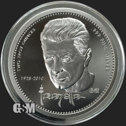 2 oz Frazetta Egyptian Queen Silver Round Colorized