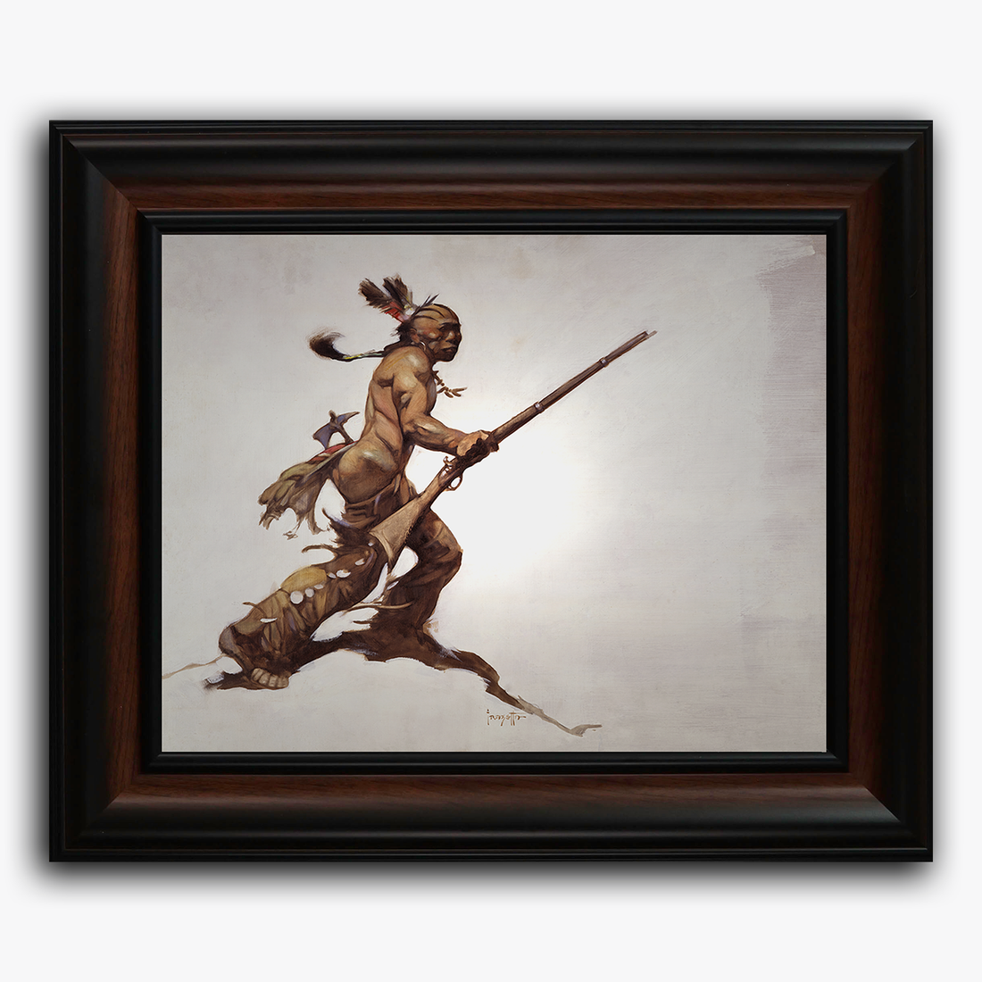 Framed fine art print of Frank Frazetta&