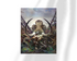 Unframed fine art print of Mammoth by Frank Frazetta, featuring a powerful scene with a colossal mammoth charging through trees in a dense, wild setting.
