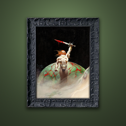 Frank Frazetta’s “Bloodstone” artwork from the Frazetta Art Museum&