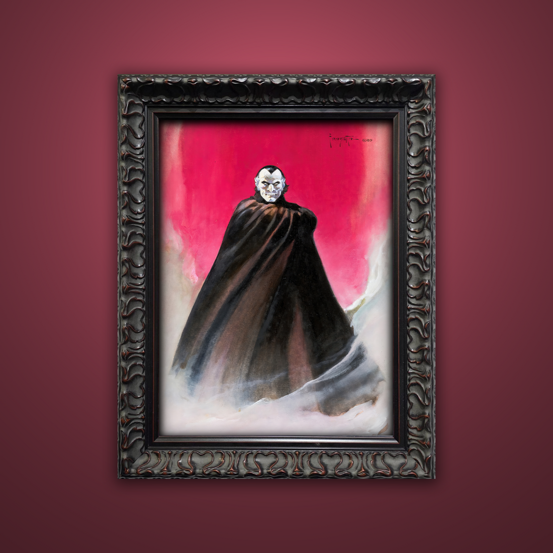 Frank Frazetta’s “Dracula” artwork from the Frazetta Art Museum&