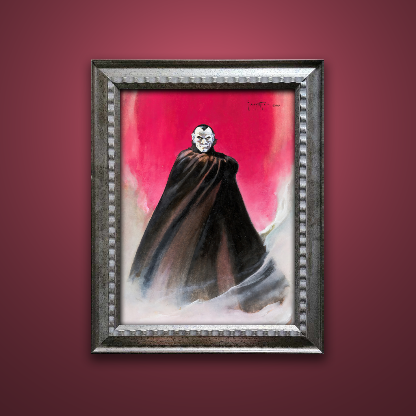 Frank Frazetta’s “Dracula” artwork from the Frazetta Art Museum&