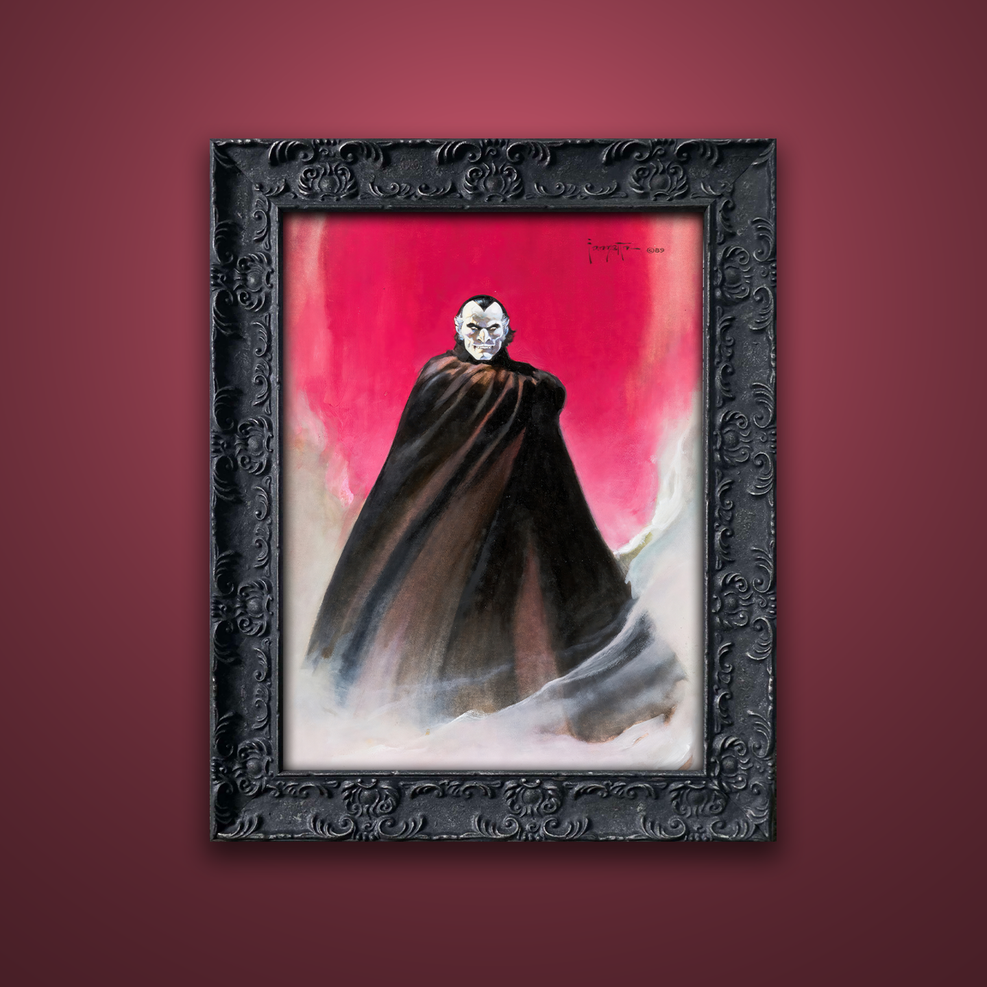 Frank Frazetta’s “Dracula” artwork from the Frazetta Art Museum&