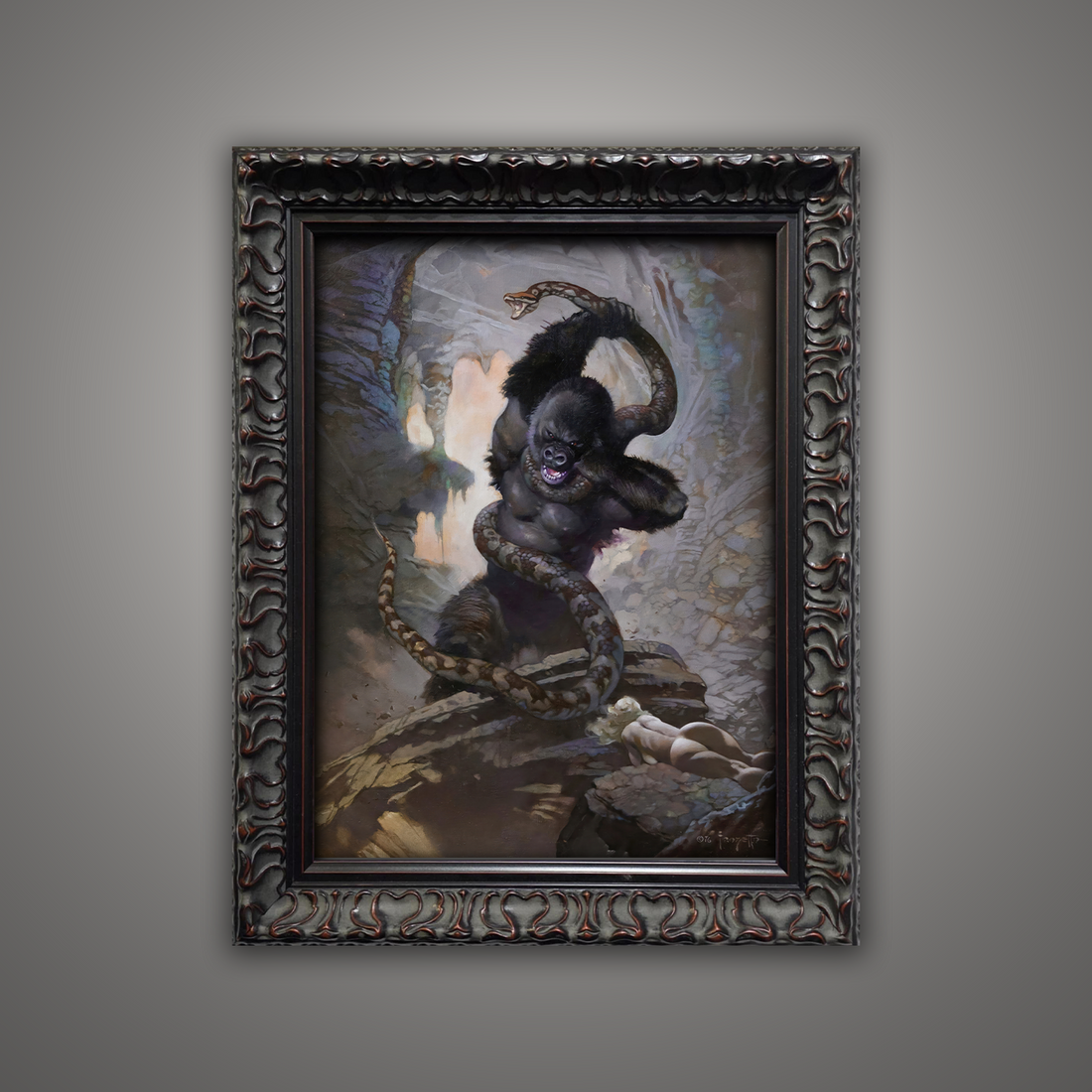 Frank Frazetta’s “Eighth Wonder” artwork from the Frazetta Art Museum&