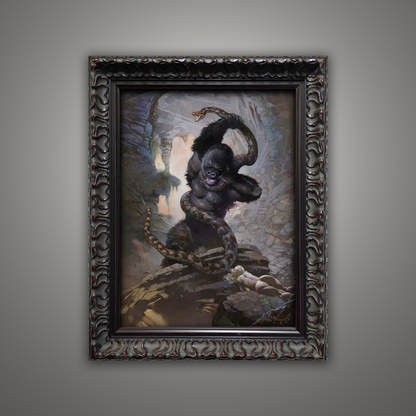 Frank Frazetta’s “Eighth Wonder” artwork from the Frazetta Art Museum&