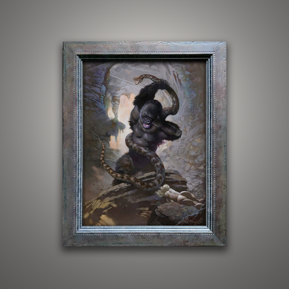 Frank Frazetta’s “Eighth Wonder” artwork from the Frazetta Art Museum&