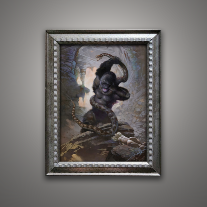 Frank Frazetta’s “Eighth Wonder” artwork from the Frazetta Art Museum&