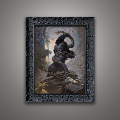 Frank Frazetta’s “Eighth Wonder” artwork from the Frazetta Art Museum&