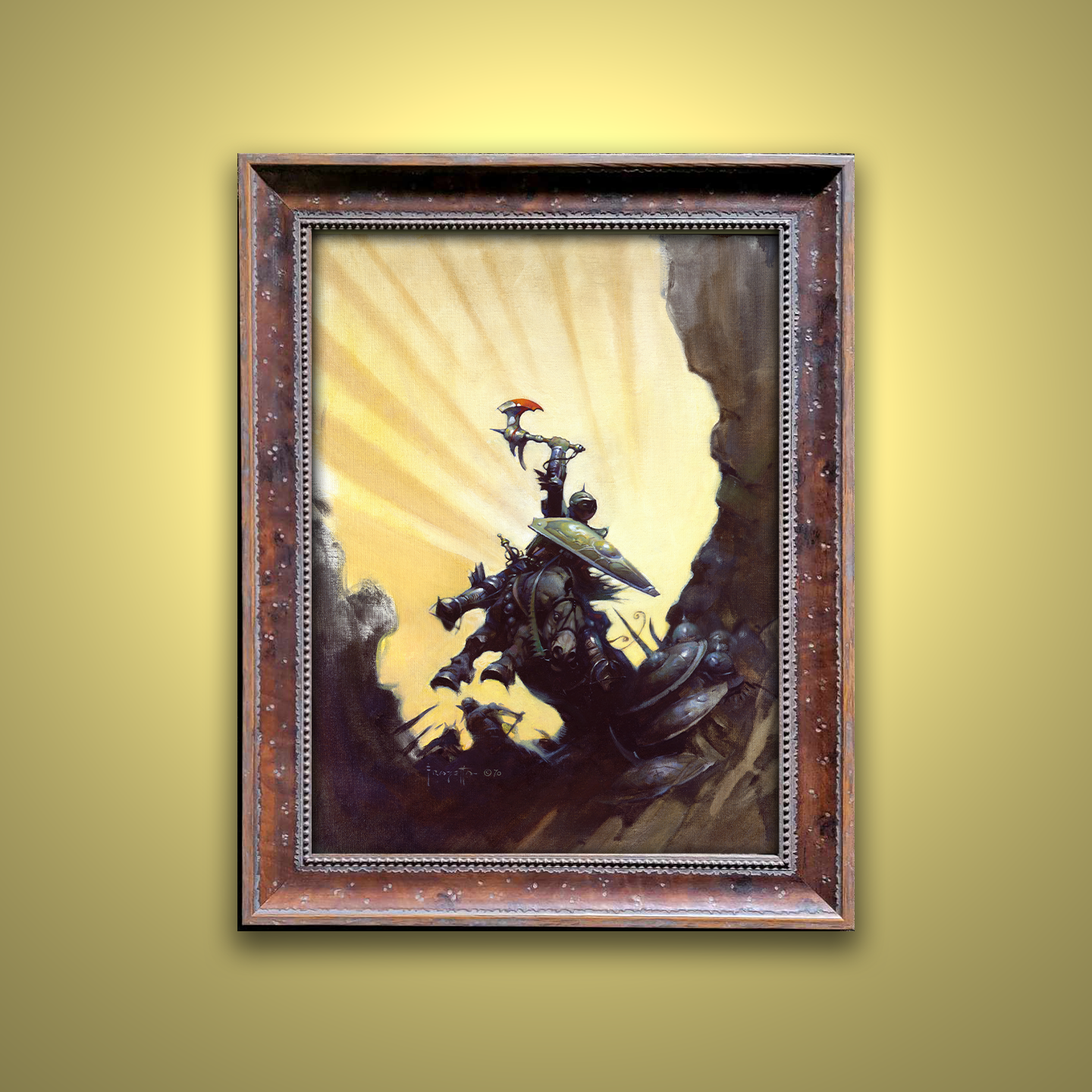 Frank Frazetta’s “Eternal Champion” artwork from the Frazetta Art Museum&