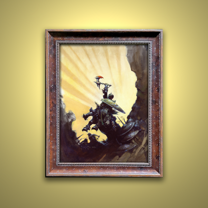Frank Frazetta’s “Eternal Champion” artwork from the Frazetta Art Museum&