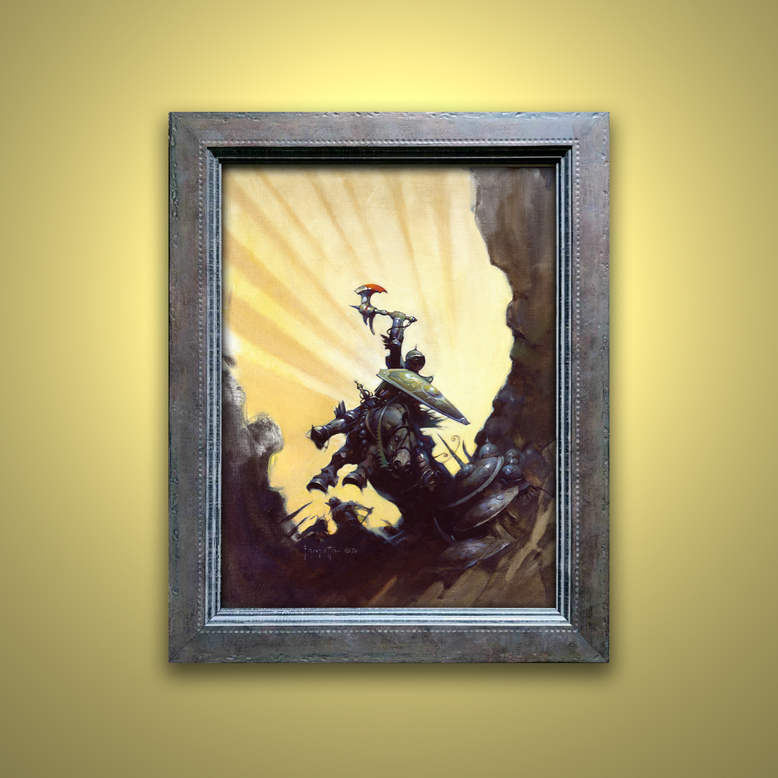 Frank Frazetta’s “Eternal Champion” artwork from the Frazetta Art Museum&