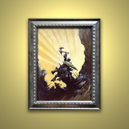 Frank Frazetta’s “Eternal Champion” artwork from the Frazetta Art Museum&