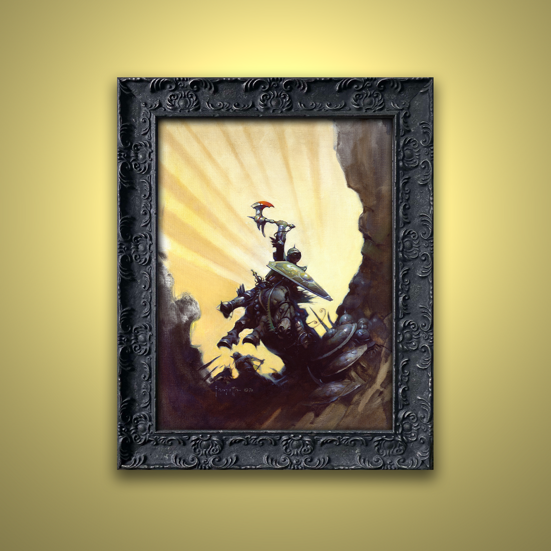 Frank Frazetta’s “Eternal Champion” artwork from the Frazetta Art Museum&