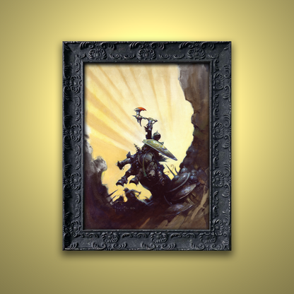 Frank Frazetta’s “Eternal Champion” artwork from the Frazetta Art Museum&