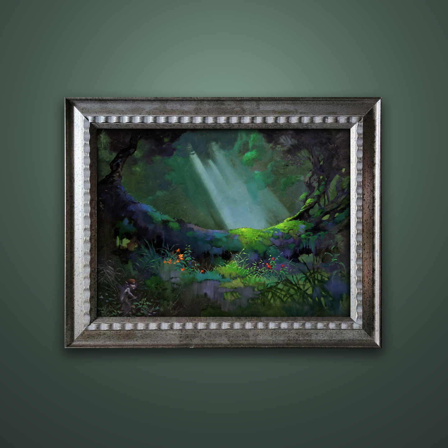 Frank Frazetta’s “Glade of the Pixies” artwork from the Frazetta Art Museum&