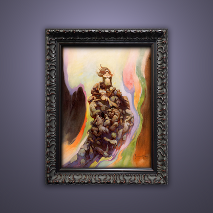 Frank Frazetta’s “Godmakers” artwork from the Frazetta Art Museum&