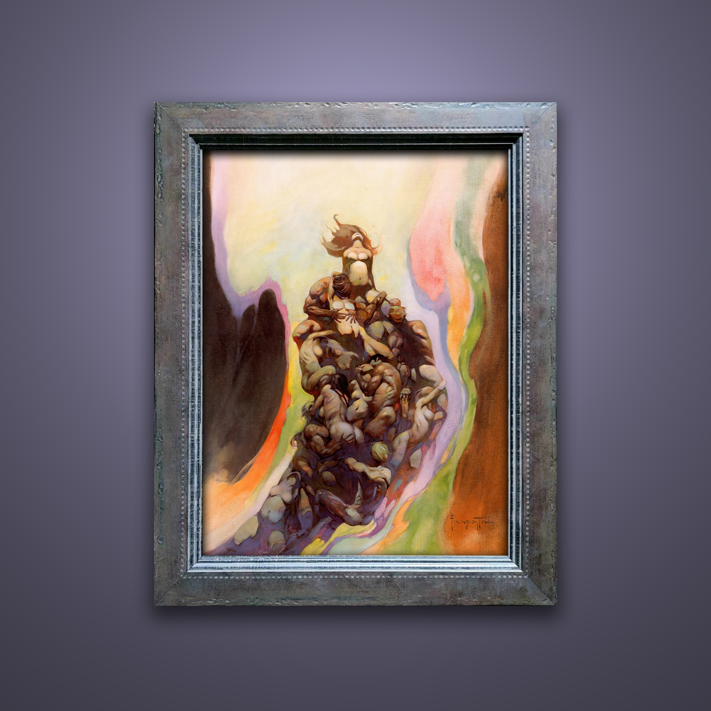 Frank Frazetta’s “Godmakers” artwork from the Frazetta Art Museum&