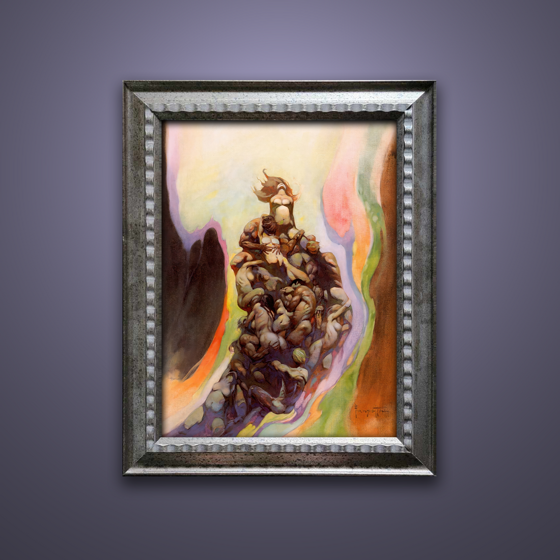 Frank Frazetta’s “Godmakers” artwork from the Frazetta Art Museum&