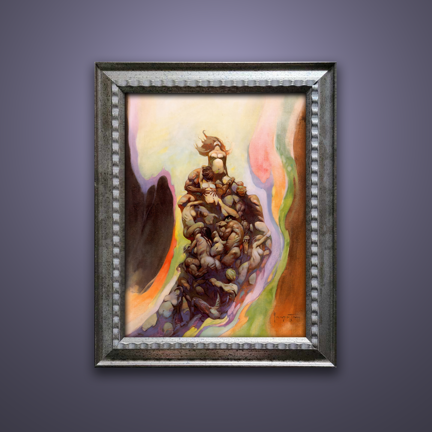 Frank Frazetta’s “Godmakers” artwork from the Frazetta Art Museum&