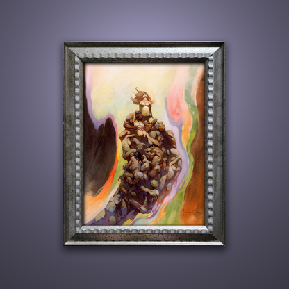 Frank Frazetta’s “Godmakers” artwork from the Frazetta Art Museum&