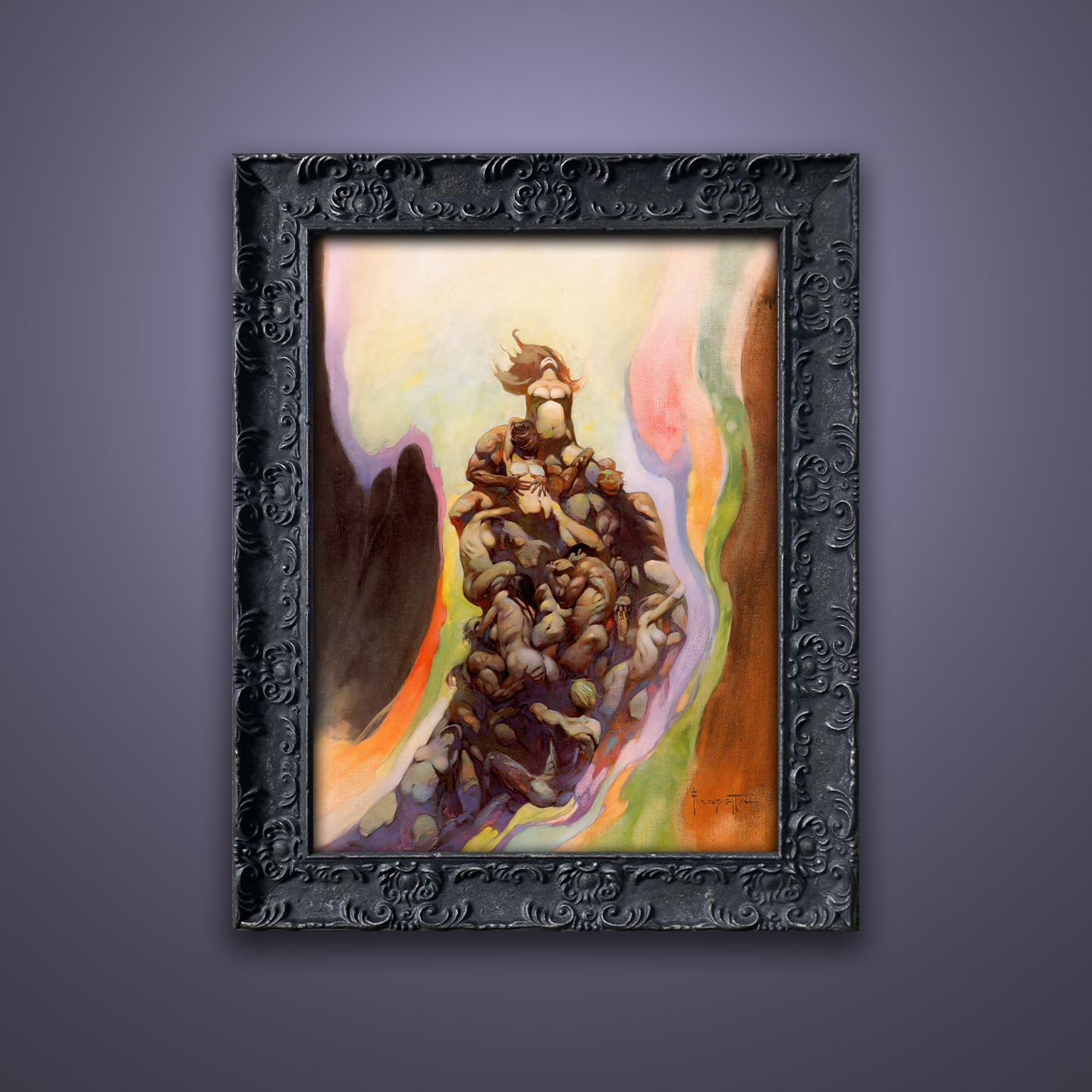 Frank Frazetta’s “Godmakers” artwork from the Frazetta Art Museum&