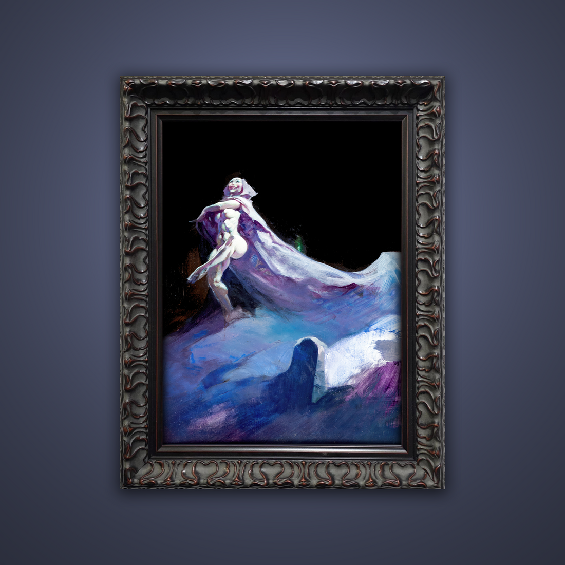 Frank Frazetta’s “Grave Dancer” artwork from the Frazetta Art Museum&