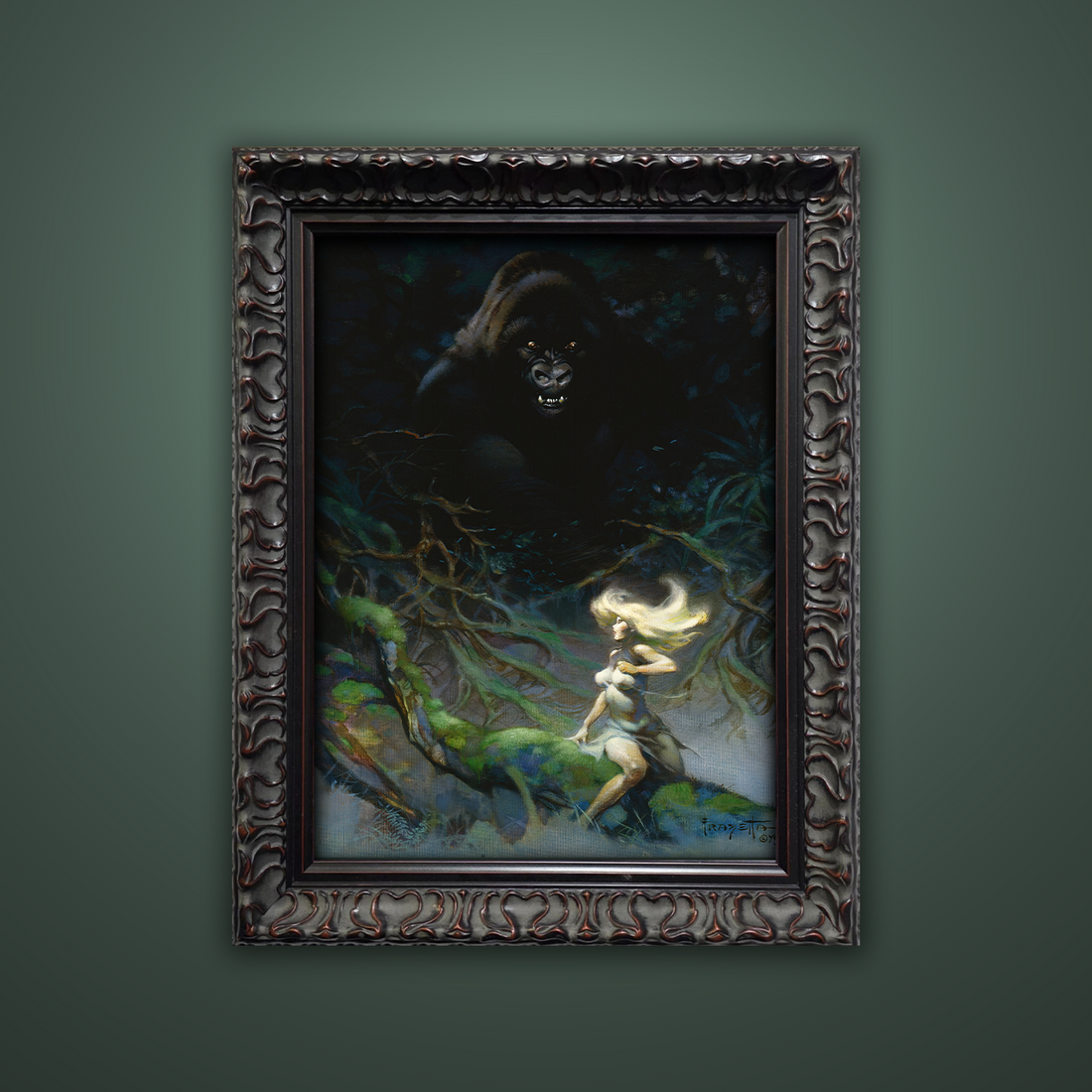 Frank Frazetta’s “King Kong” artwork from the Frazetta Art Museum&