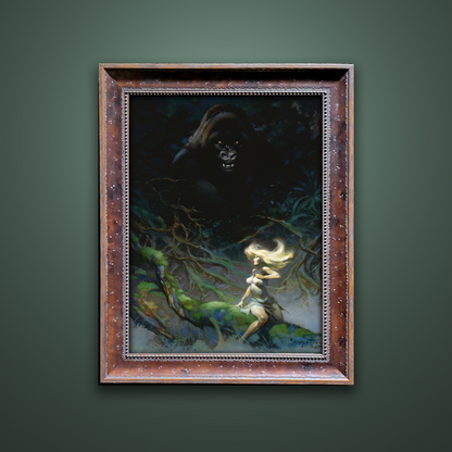 Frank Frazetta’s “King Kong” artwork from the Frazetta Art Museum&