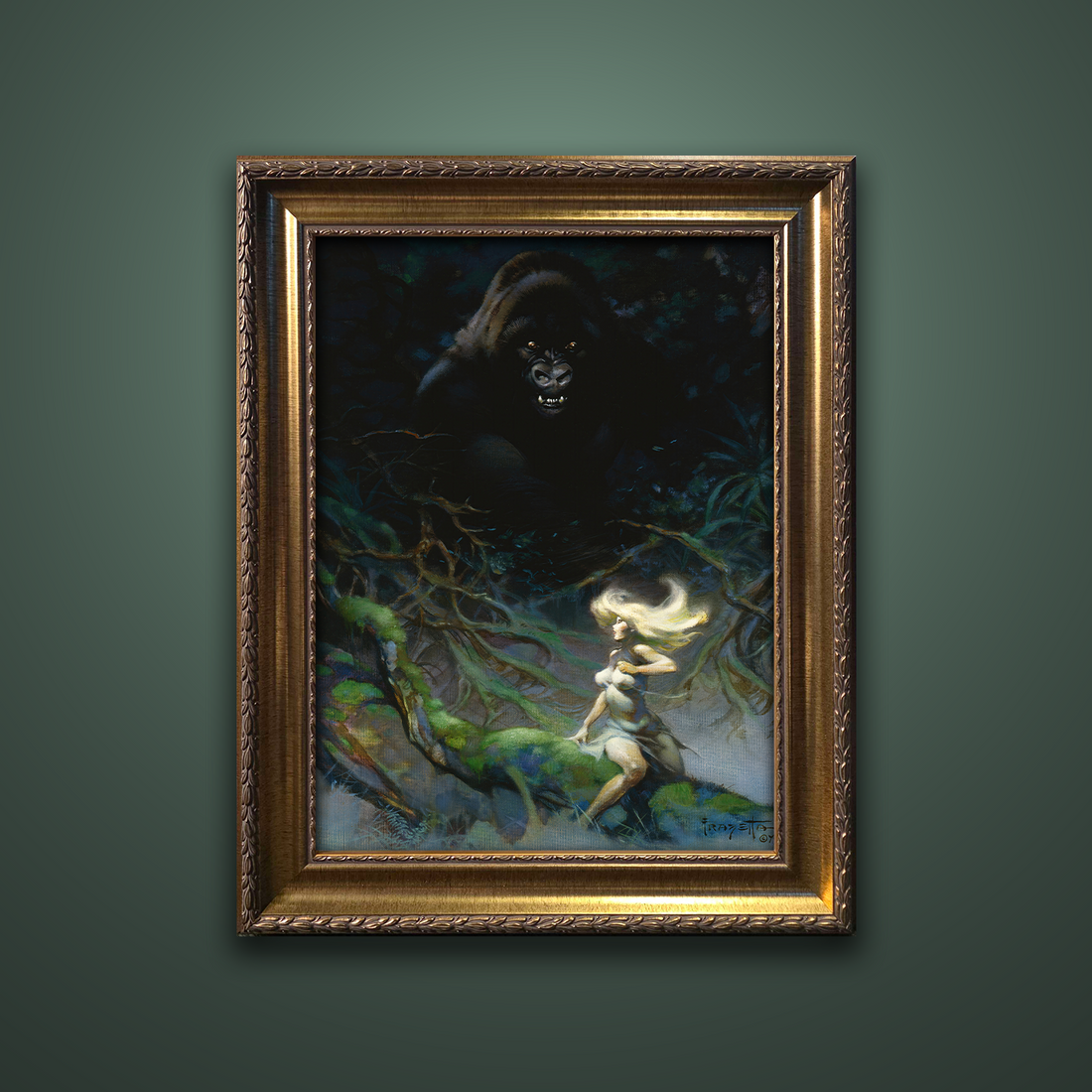 Frank Frazetta’s “King Kong” artwork from the Frazetta Art Museum&