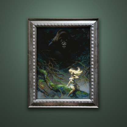 Frank Frazetta’s “King Kong” artwork from the Frazetta Art Museum&