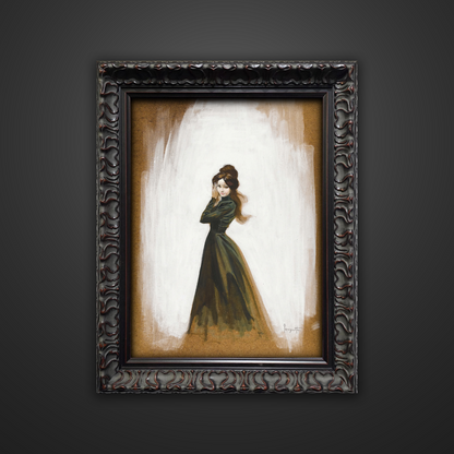 Frank Frazetta’s “Mina” artwork from the Frazetta Art Museum&