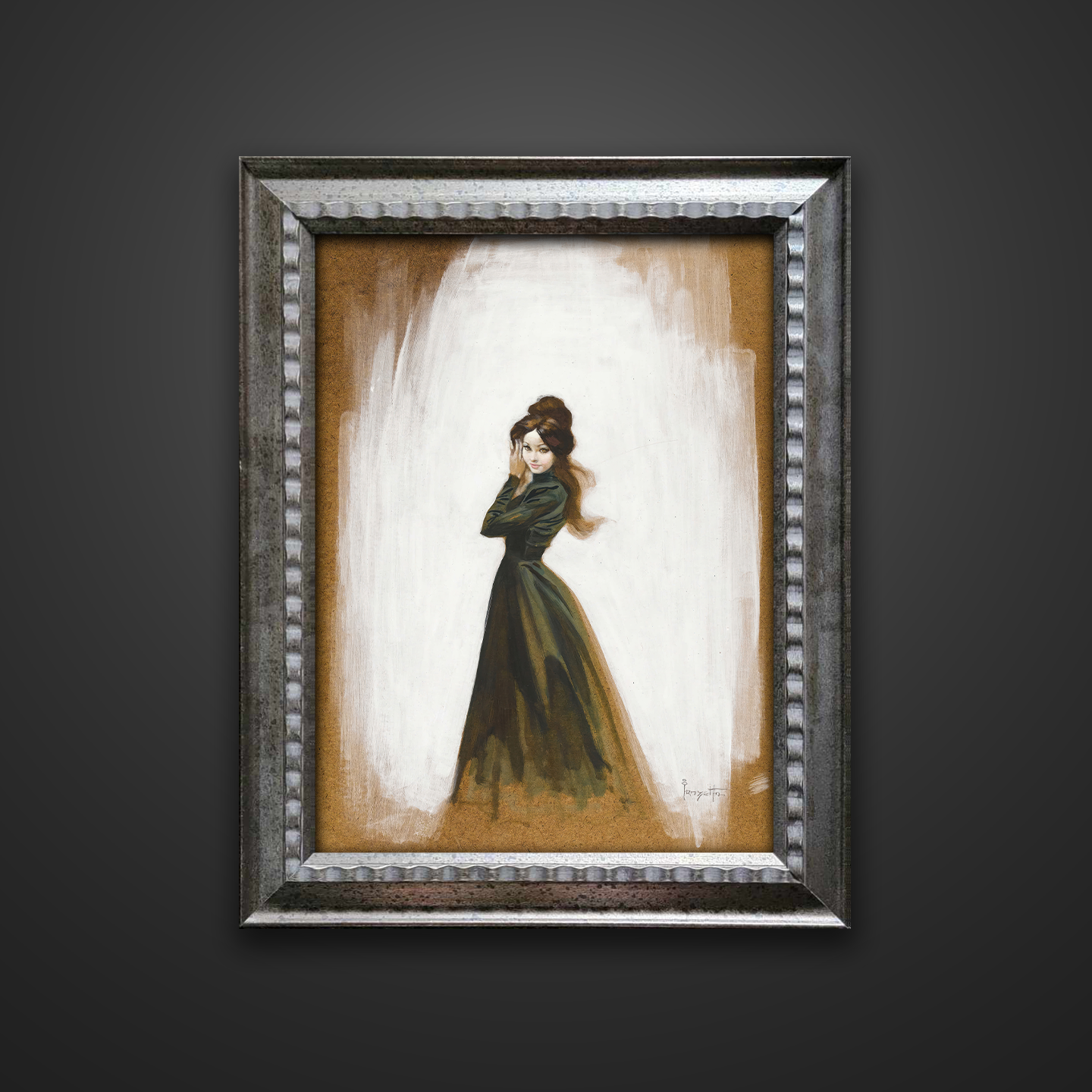 Frank Frazetta’s “Mina” artwork from the Frazetta Art Museum&