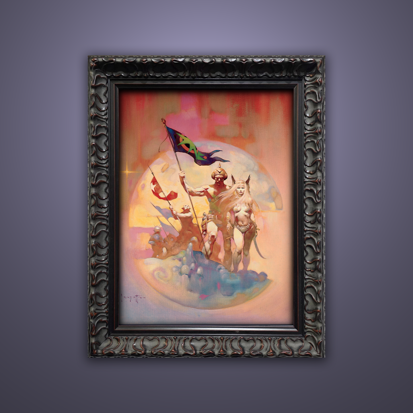 Frank Frazetta’s “New World” artwork from the Frazetta Art Museum&