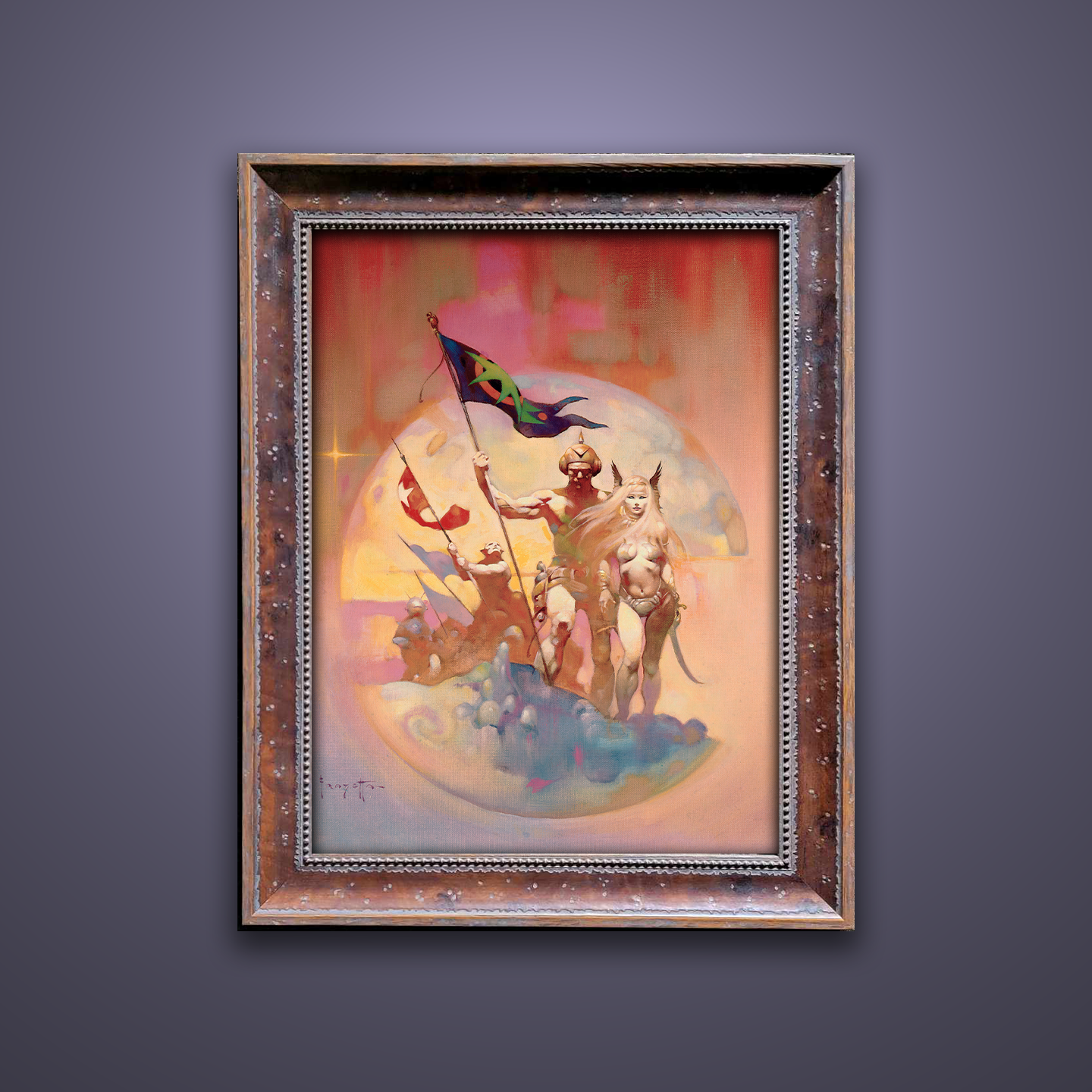 Frank Frazetta’s “New World” artwork from the Frazetta Art Museum&