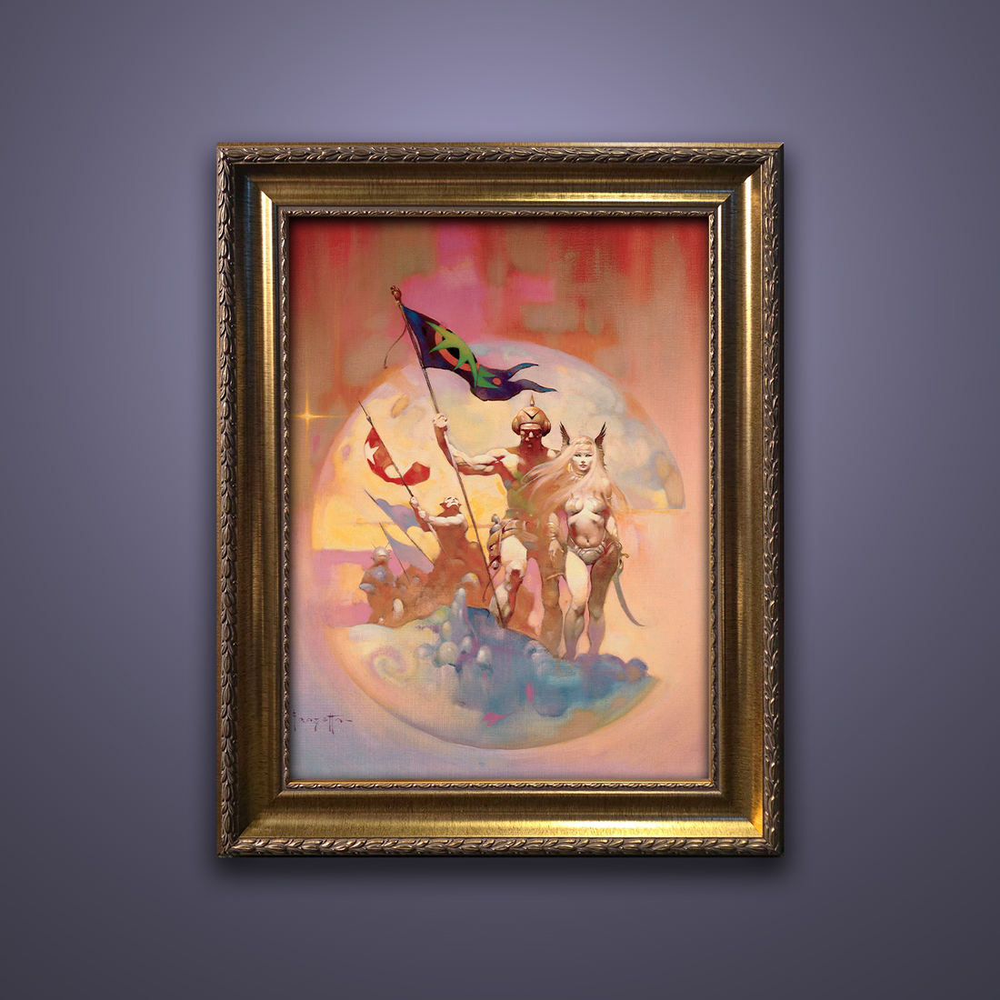 Frank Frazetta’s “New World” artwork from the Frazetta Art Museum&