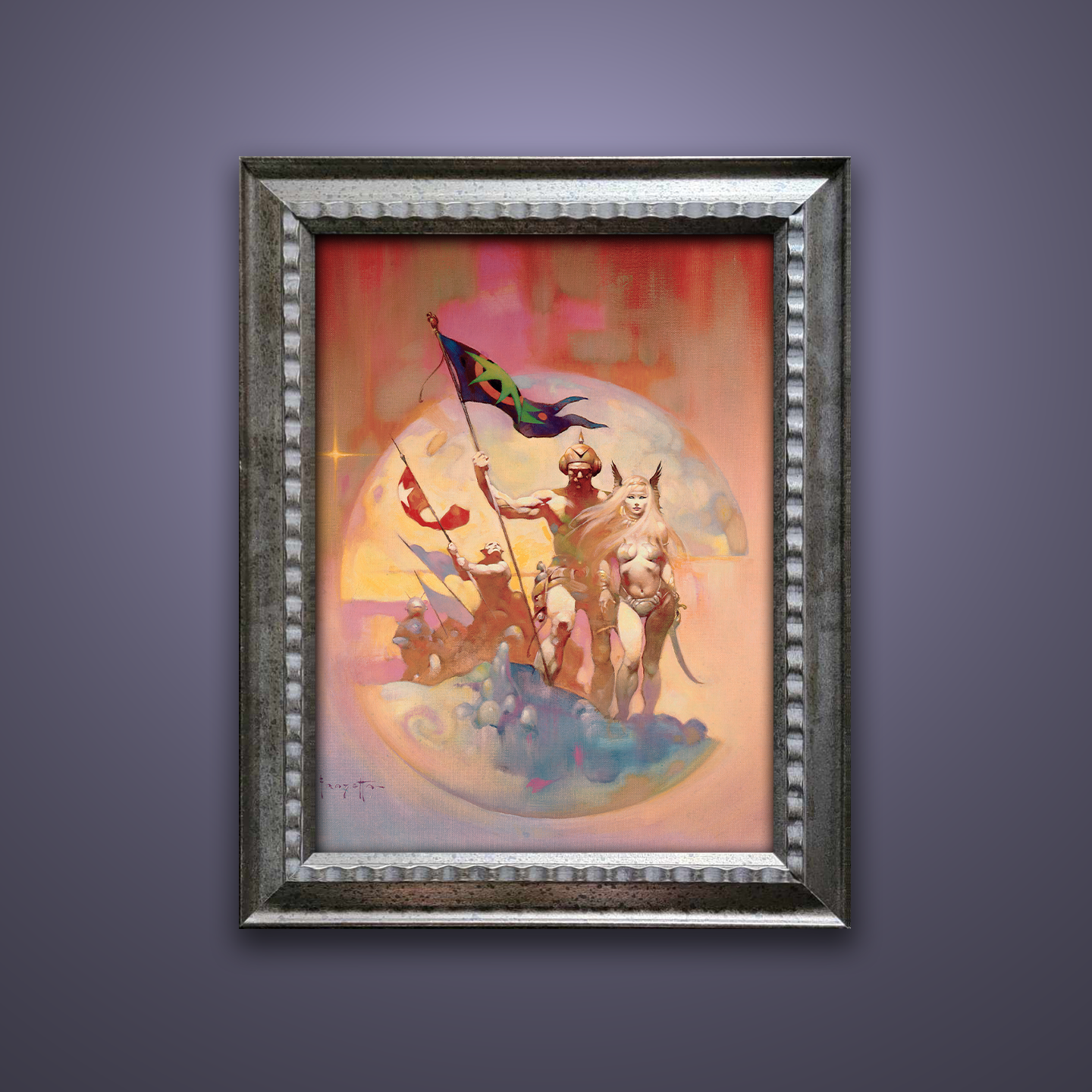 Frank Frazetta’s “New World” artwork from the Frazetta Art Museum&