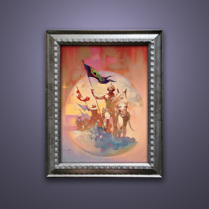 Frank Frazetta’s “New World” artwork from the Frazetta Art Museum&